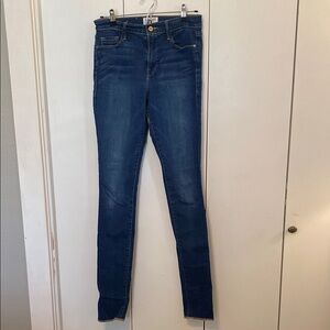 Frame Denim Dark Blue Skinny Jeans